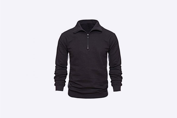 Fermuarlı Yaka Sweetshirt